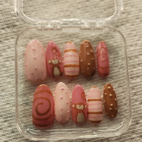 Cute monkey nails